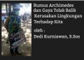 Hukum Archimedes dan Gaya Tarik Terhadap Kerusakan Lingkungan