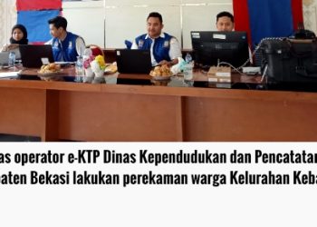 Genjot Perekaman KTP Pemula, Disdukcapil Kabupaten Bekasi Gelar Layanan Jemput Bola