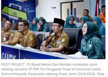 Wanasari  Jadi Pilot Project Gerakan Keluarga Sehat Tanggap dan Tangguh Bencana  Tahun 2023
