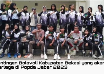 Atlet Bola Voli Kabupaten Bekasi Siap Dukung Target 5 Besar Popda Jabar