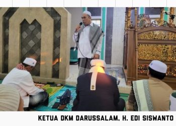 Ketua DKM Darussalam H Edi Siswanto