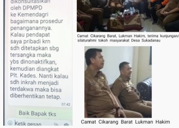 Warga Tolak Mul Balik Lagi Jadi Kades Sukadanau Lantaran Terpidana Kasus Perzinahan