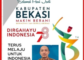 Iwan Indra : Dirgahayu 73 Tahun Kabupaten Bekasi