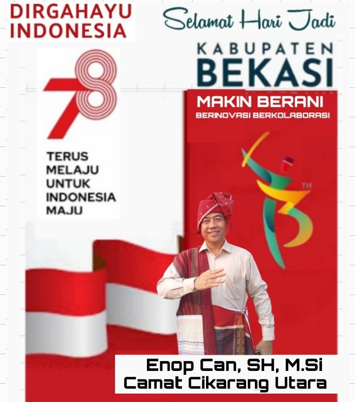Enop Can : Dirgahayu 78 Tahun Republik Indonesia