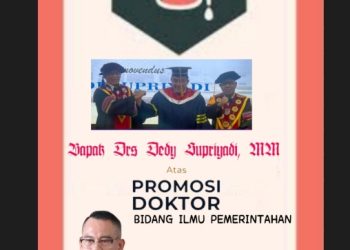 Edward Sutarman Sampaikan Ucapan Selamat Atas Diraihnya Gelar Doktor