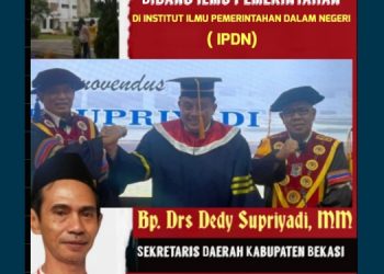 Pj Kades Sukadanau Beri Ucapan Selamat Kepada Sekda Kabupaten Bekasi