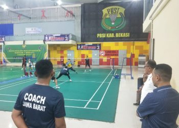 KONI Jabar Monev Pelatda Bulutangkis