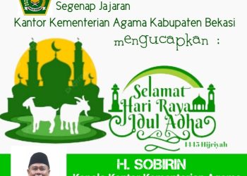 Segenap Jajaran Kantor Kementerian Agama Kabupaten Bekasi Mengucapkan: