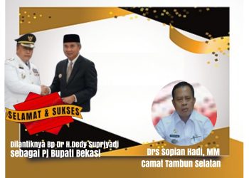 Jajaran Pemerintah Kecamatan Tambun Selatan Sampaikan Ucapan Selamat