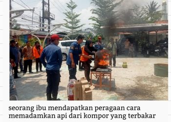 Kelurahan Kebalen Gelar Edukasi Manajemen Proteksi Kebakaran