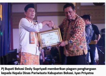 Dinas Pariwisata Kabupaten Bekasi Terbaik III Pengelolaan Media Sosial