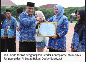 Ida Farida Sabet Penghargaan Gender Champion 2024