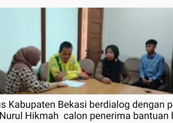 Disarpus Kabupaten Bekasi Beri Bantuan Buku ke Masjid
