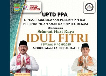 Jajaran UPTD PPA Kabupaten Bekasi : Selamat Hari Raya Iedul Fitri 1446 H