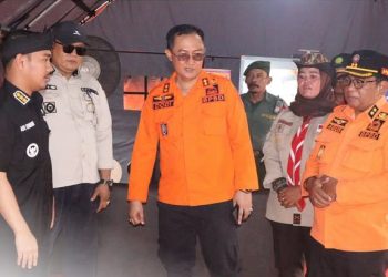 BPBD Dampingi Bupati Bekasi Tinjau Posko  Arus Mudik