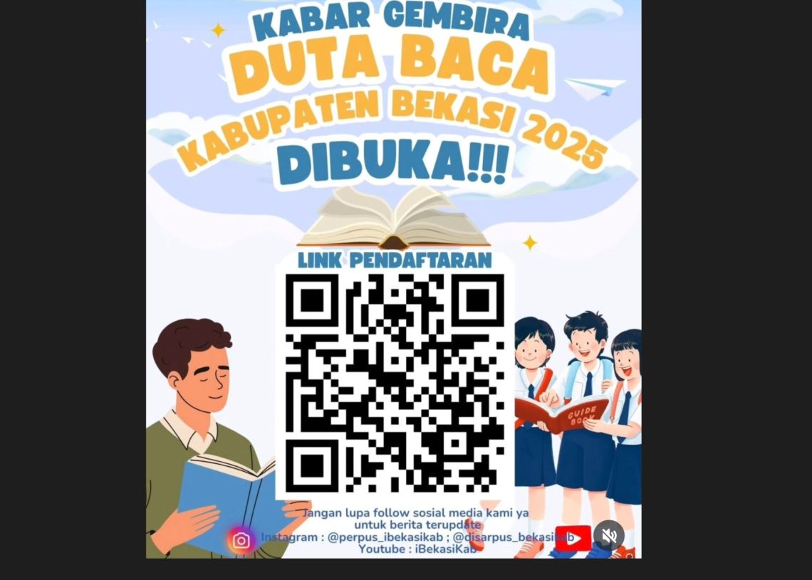 Disarpus Kabupaten Bekasi Gelar Pemilihan Duta Baca
