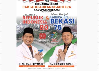 Segenap Jajaran DPD PKS Kabupaten Bekasi Mengucapkan: