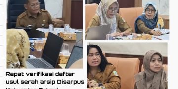 Disarpus Kabupaten Bekasi Gelar Rapat Verifikasi Usul Alih  Serah Arsip