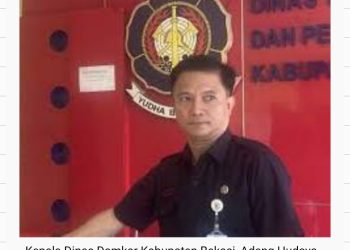 Damkar Kabupaten Bekasi Sosialisasikan Perda No 03/2025