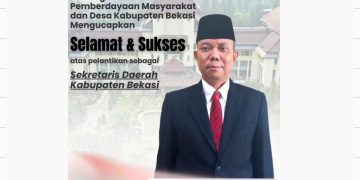 Segenap Jajaran DPMD Kabupaten Bekasi Mengucapkan Selamat Atas Pelantikan Endin Samsudin Sebagai Sekda Kabupaten Bekasi