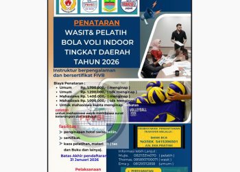 PBVSI Gelar Penataran Wasit dan Pelatih Daerah Bolavoli