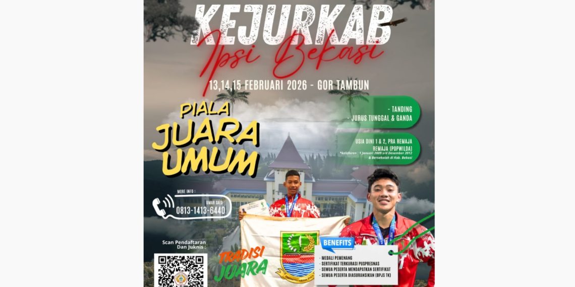 IPSI Kabupaten Bekasi Gelar Kejuaraan Silat Usia Dini , Pra Remaja dan Remaja