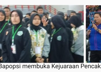 Ketua Bapopsi Buka Kejuaraan Pencak Silat Kabupaten Bekasi