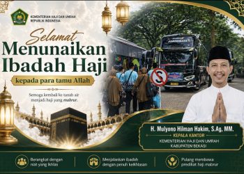 Kepala Kantor Kementerian Haji Kabupaten Bekasi Mengucapkan: Selamat Menunaikan Ibadah Haji Para Tamu Allah