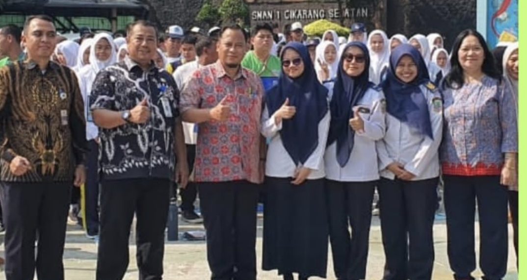 Dishub Kabupaten Bekasi Tanamkan Budaya Keselamatan Transportasi kepada Pelajar Melalui MPLS