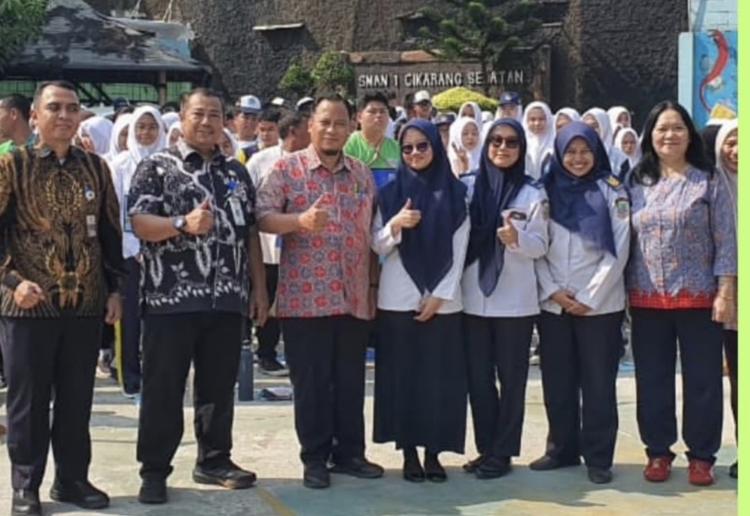 Dishub Kabupaten Bekasi Tanamkan Budaya Keselamatan Transportasi kepada Pelajar Melalui MPLS