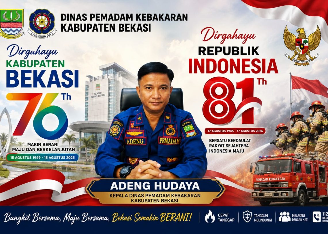 Kepala Dinas Damkar Kabupaten Bersama Jajarannya Mengucapkan: