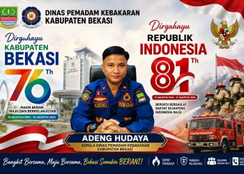 Kepala Dinas Damkar Kabupaten Bersama Jajarannya Mengucapkan: