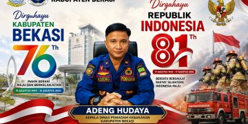 Kepala Dinas Damkar Kabupaten Bersama Jajarannya Mengucapkan: