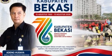 Segenap Jajaran Dinas Pemadam Kebakaran Kabupaten Bekasi Mengucapkan :