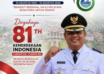 Camat Tarumajaya Beserta Jajarannya Mengucapkan: Selamat Hari Jadi ke-76 Kabupaten Bekasi dan Dirgahayu 81 Tahun Republik Indonesia
