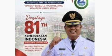 Camat Tarumajaya Beserta Jajarannya Mengucapkan: Selamat Hari Jadi ke-76 Kabupaten Bekasi dan Dirgahayu 81 Tahun Republik Indonesia