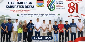 Segenap Jajaran UPTD Metrologi Legal Kabupaten Bekasi Mengucapkan: Selamat Hari Jadi Ke-76 Kabupaten Bekasi dan Dirgahayu 81 Tahun RI