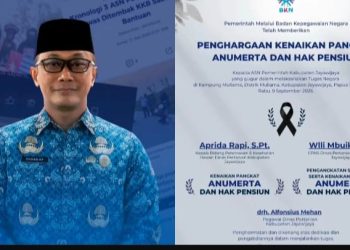 Kepala BKN Ajak Seluruh ASN Indonesia Hening Cipta untuk Tiga Pegawai Jayawijaya yang Gugur