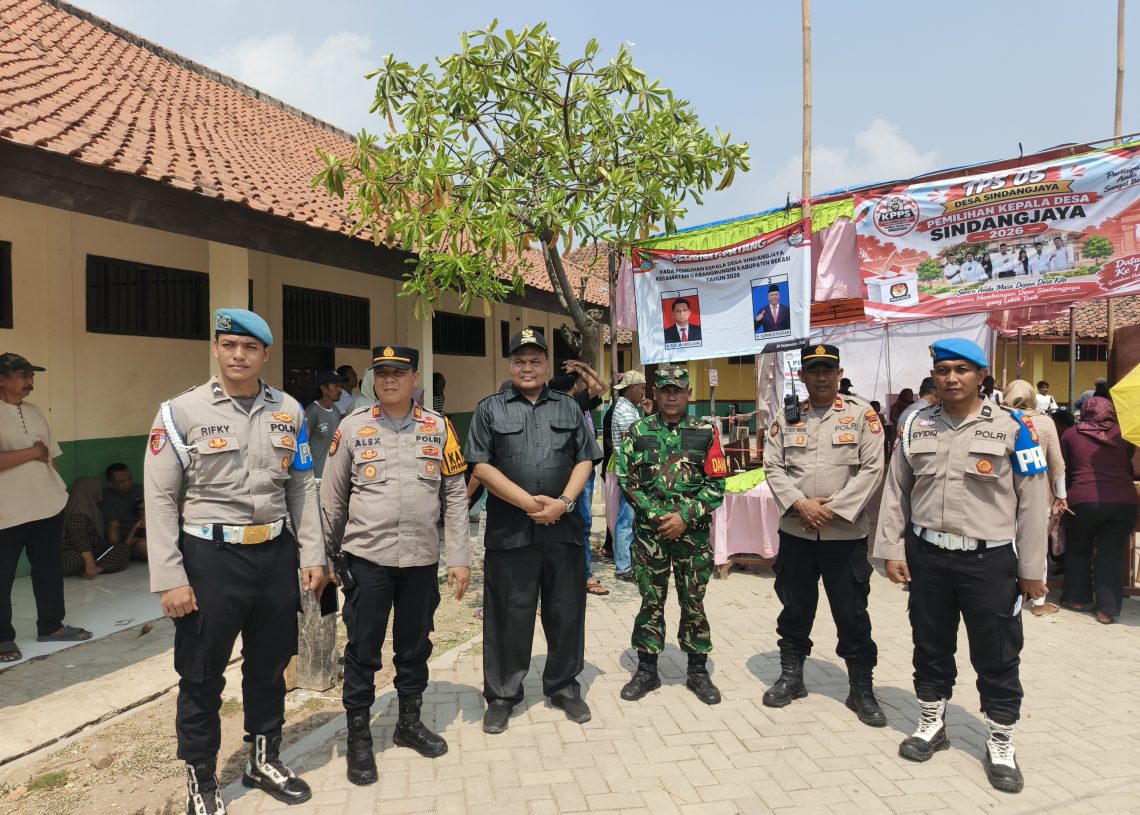 Mirtono Turun Gunung Kawal Pilkades Cabangbungin, Demokrasi Desa Berjalan Kondusif